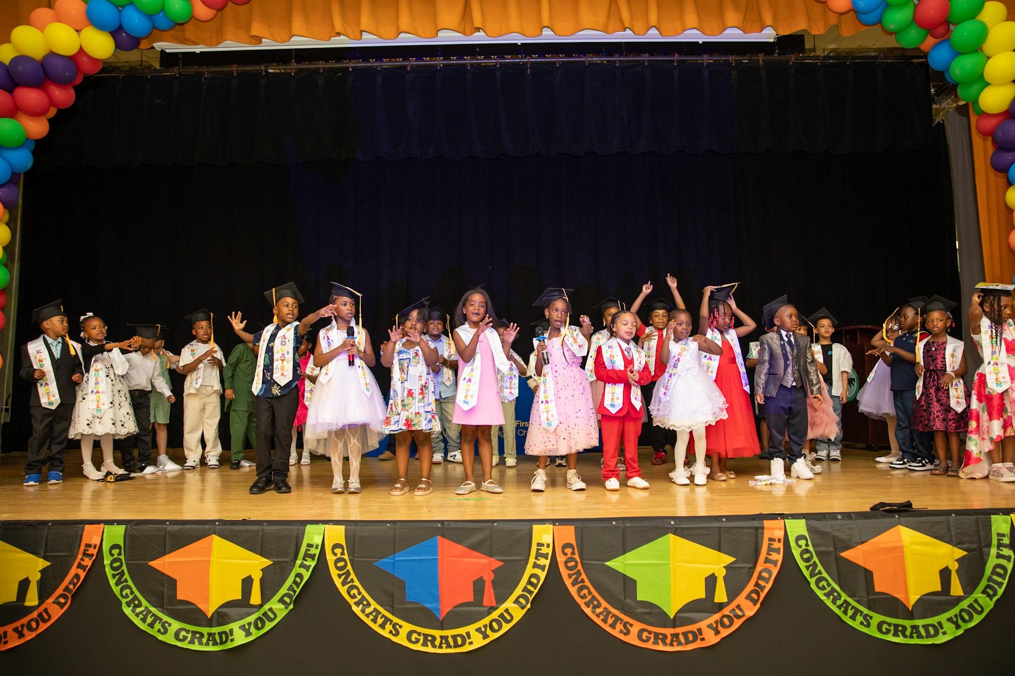 Students in gymnasium