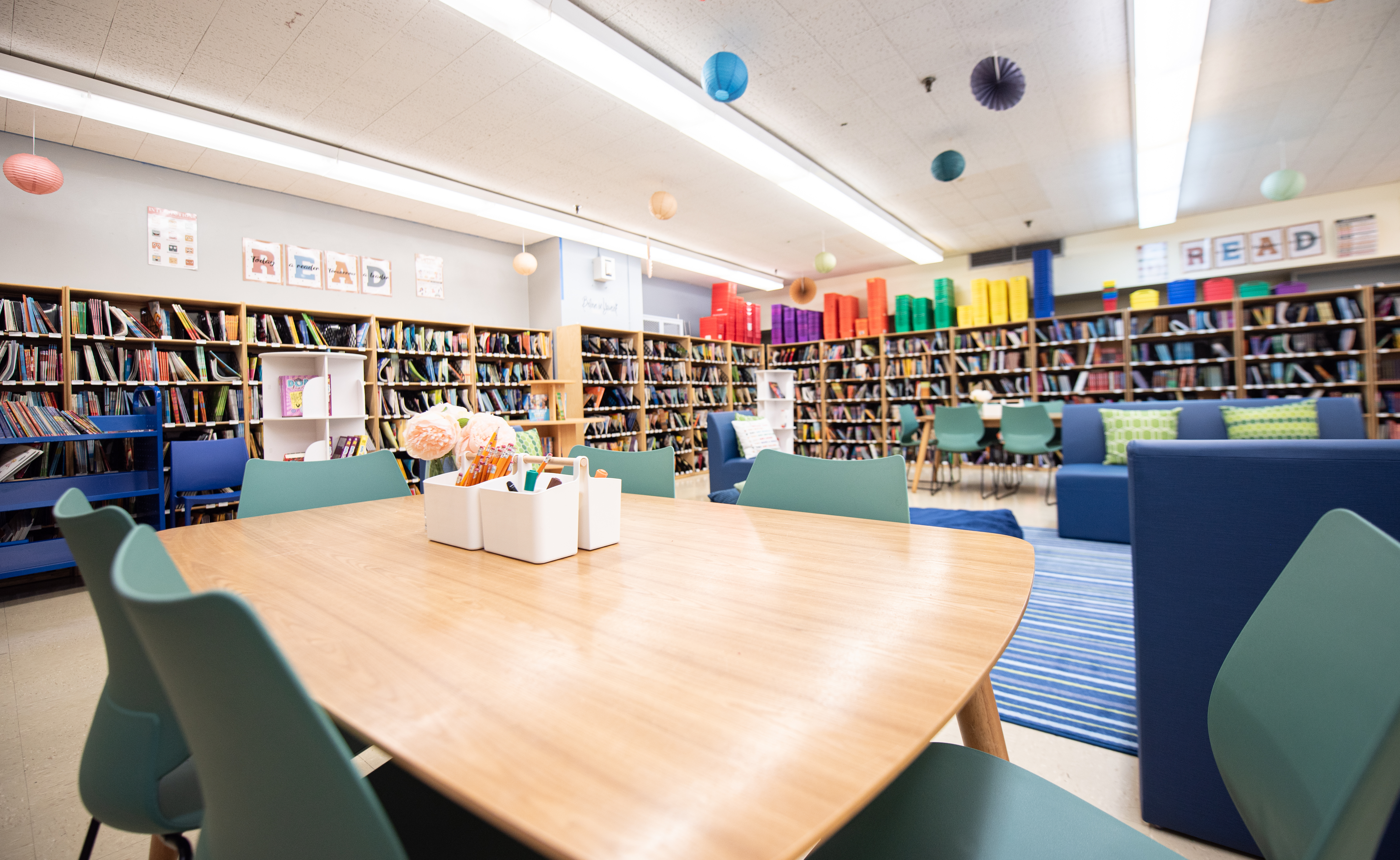 Books and study area