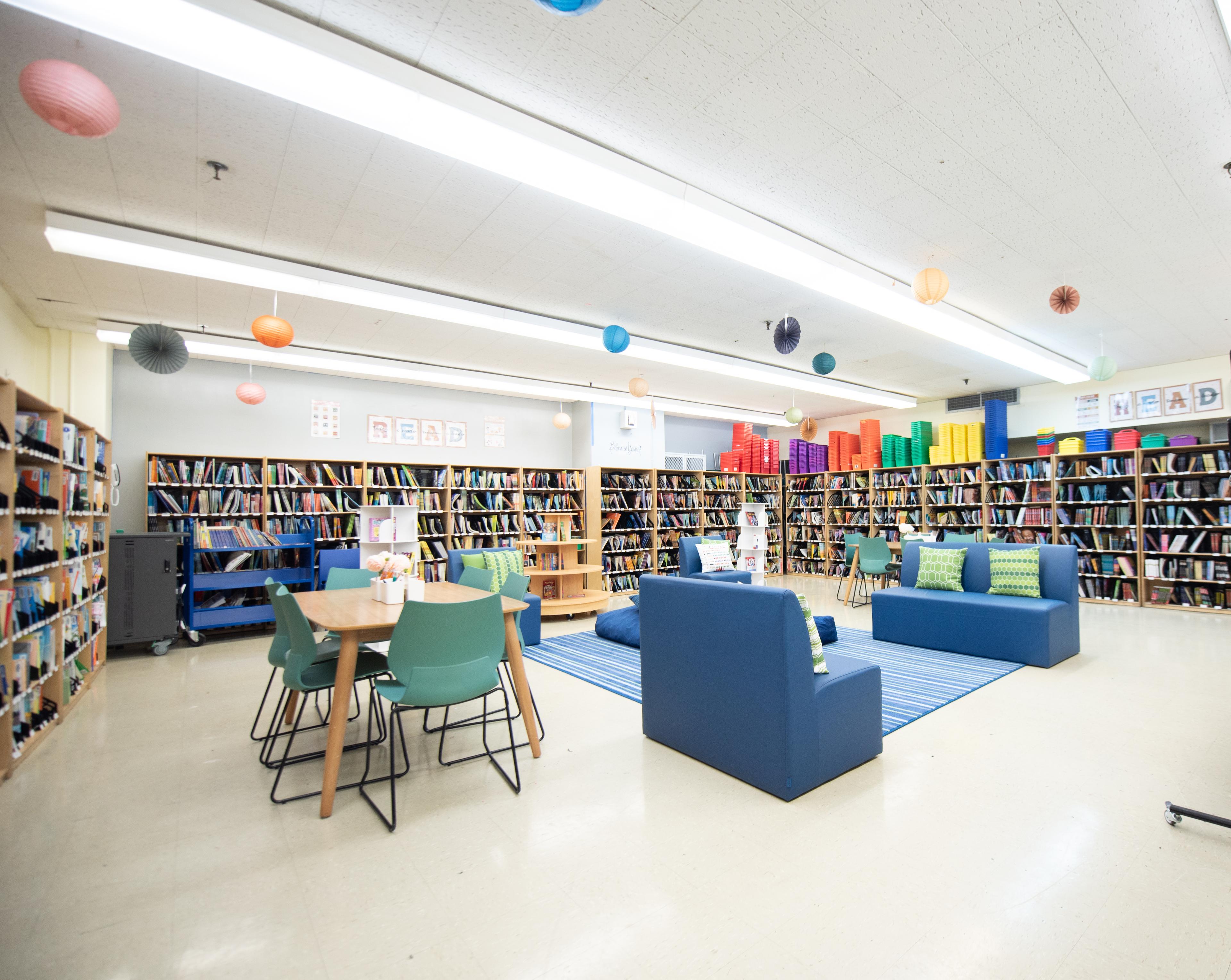 Books and study area